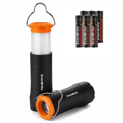 EverBrite 2-in-1 Mini Lantern and Flashlight 2 Pack, Zoomable Lantern