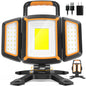 TRESDA 3000LM Rechargeable Work Light, Magnetic LED, Foldable & Portable