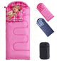 Uniqwamer Sleeping Bag for Adults Kids - 4 Seasons Cold & Warm Weather Flannel Camping Sleeping Bags, Lightweight & Waterproof Sleeping Bag for Camping Hiking Outdoor Travel