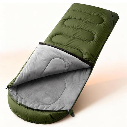 FARLAND Sleeping Bags for Adults Cold Weather & Camping, Fleece-Lined