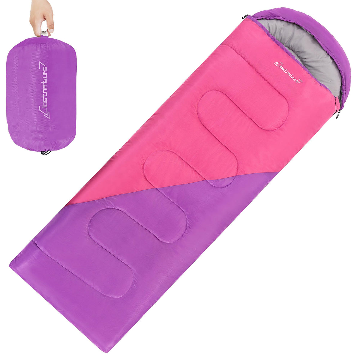 Clostnature Lightweight Camping Sleeping Bag for Adults and Kids(3/4.2LB)