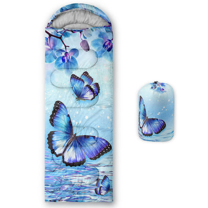 QOOMO Axolotl Cute Camping Sleeping Bags,3 Season Warm & Cool Weather,Lightweight,Waterproof Sleeping Bags for Adults & Kids,Traveling,and Outdoors
