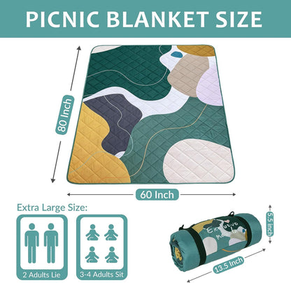 Exclusivo Mezcla Extra Large Waterproof Foldable Picnic Blanket