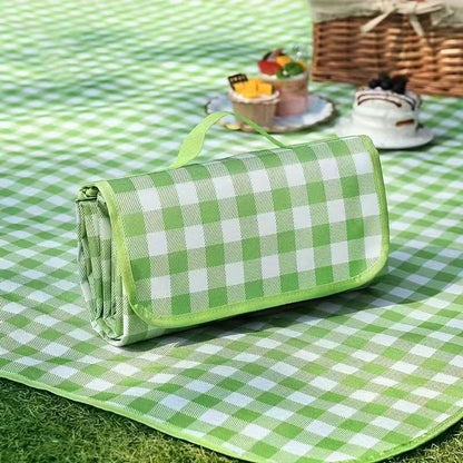 Picnic mat Outdoor Waterproof and Moisture-Proof mat Thickened Non-Woven Fabric Foldable Spring Outing Picnic Beach Camping mat Picnic Cloth