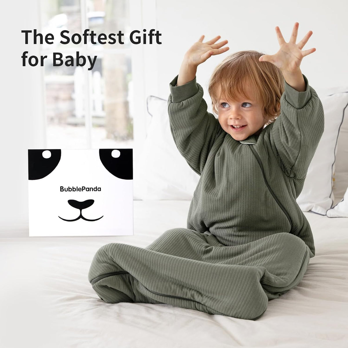 BubblePanda Rayon Made from Bamboo Sleep Sack 6-12 Months 1.5 Tog Baby