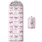 QOOMO Axolotl Cute Camping Sleeping Bags,3 Season Warm & Cool Weather,Lightweight,Waterproof Sleeping Bags for Adults & Kids,Traveling,and Outdoors