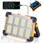 YXQUA 120W Solar Rechargeable Work Light, 144 LED 10000LM, IP65