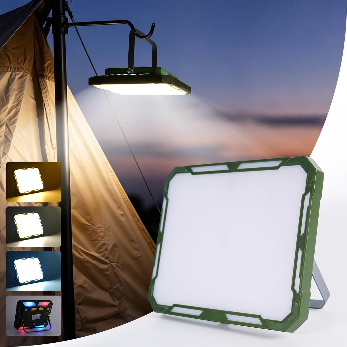 4 Packs Rechargeable Camping Lights LED Camping Lantern