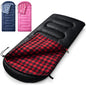 Uniqwamer Sleeping Bag for Adults Kids - 4 Seasons Cold & Warm Weather Flannel Camping Sleeping Bags, Lightweight & Waterproof Sleeping Bag for Camping Hiking Outdoor Travel