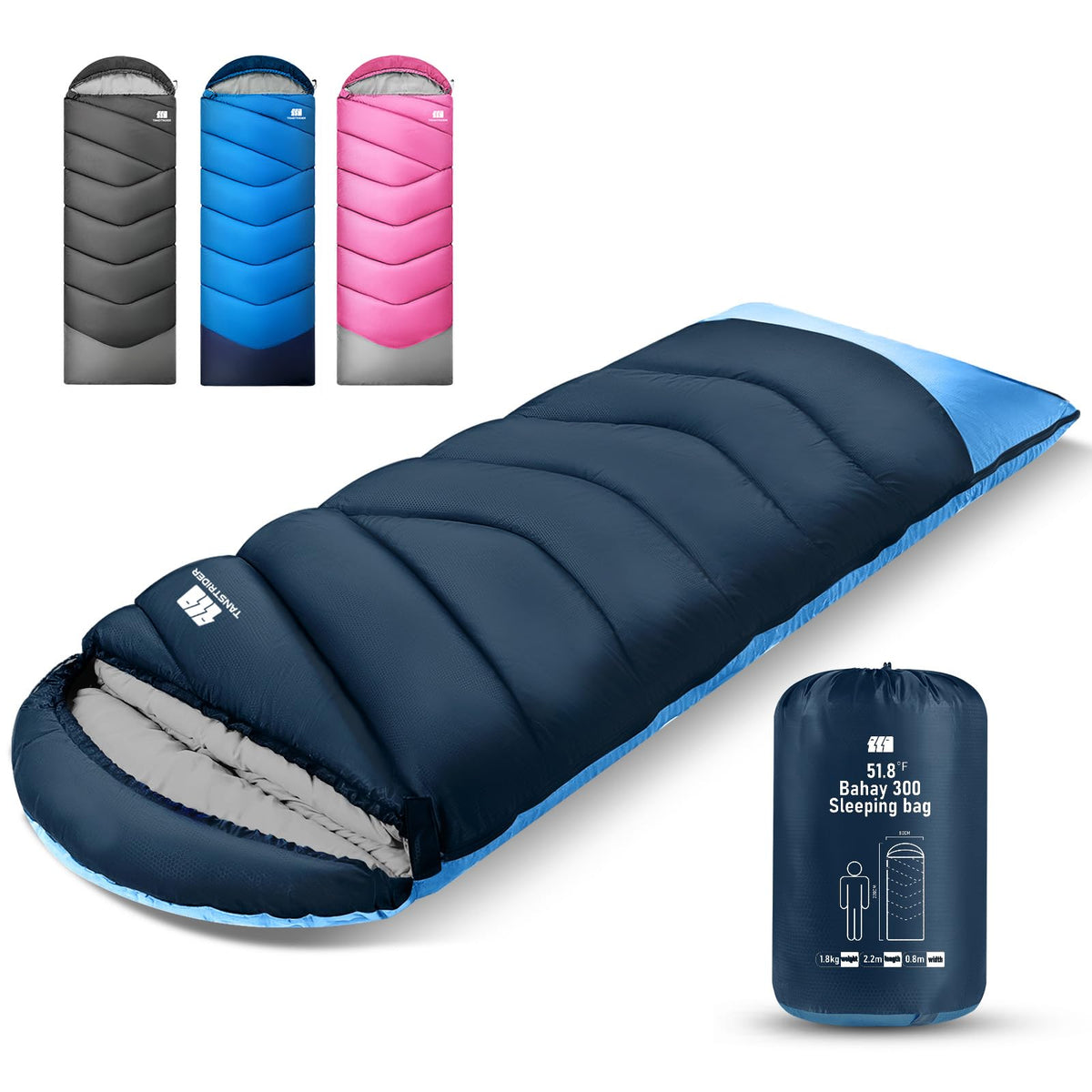Sleeping Bags for Adults Kids 4 Season Camping Sleeping Bag Gear