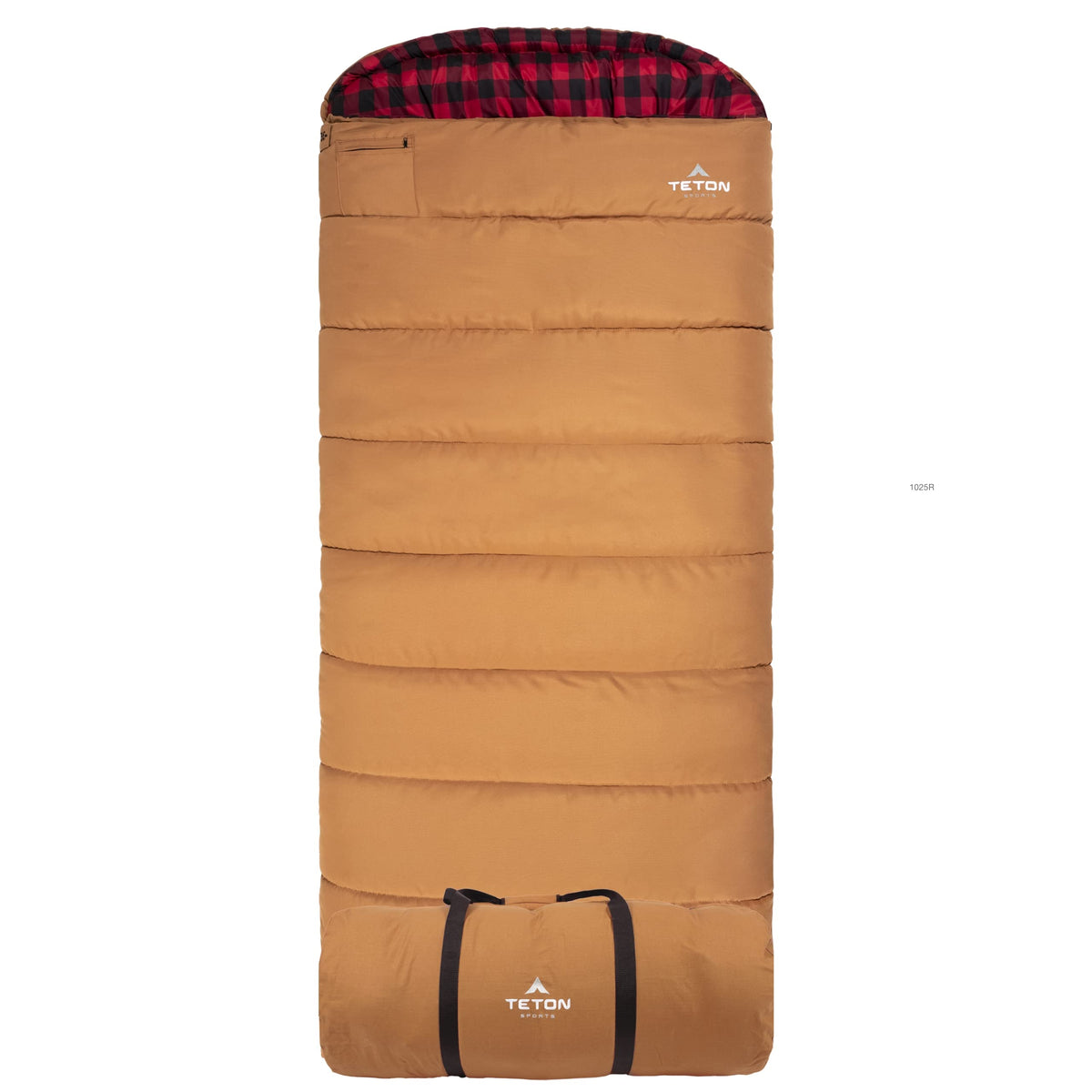 TETON Sports Deer Hunter Sleeping Bag, Warm and Comfortable Camping Sleeping Bag, Teton Tough Canvas Shell for Camping, Hunting, and Cold Weather