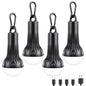 FLY2SKY Rechargeable LED Camping Lights Clip Hook Emergency 3Pcs 1800mAh