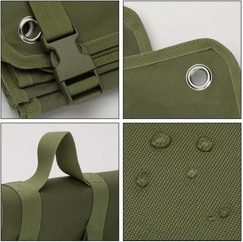 Outdoor Camping Tactical Training Shooting Mat Anti Slip Pad, Waterproof and Moisture-Proof Folding Mat Picnic Blanket Portable with Carry Strap