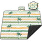 Extra Large Picnic Blanket Waterproof,80"x 80"Foldable Machine Washable Beach Blanket,Outdoor Blanket for 6-8 Adults,Suitable for Indoor Crawling,Park Beach,Camping,Hiking,Family Travel(Light Blue)