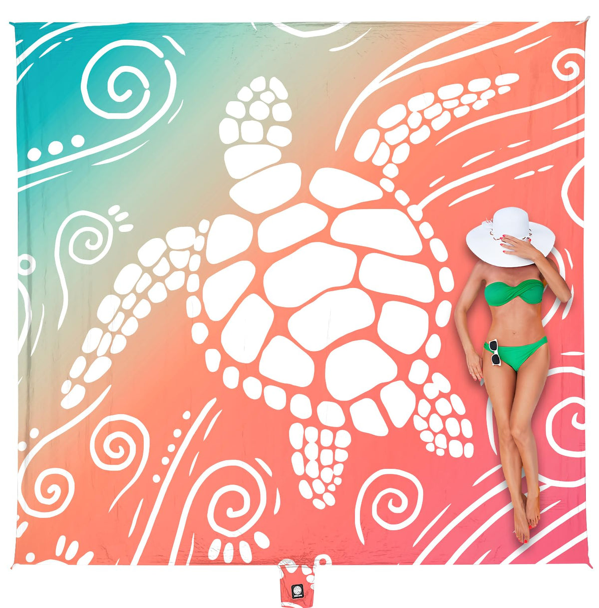 WEKAPO Beach Blanket Waterproof Sandproof Oversized Extra Large Sand Free