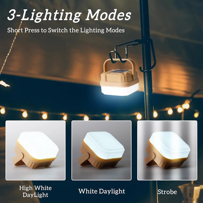 4 Packs Rechargeable Camping Lights LED Camping Lantern