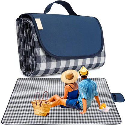 Extra Large Picnic Blanket Beach Blankets, 80''x80'' Picnic Mat Waterproof Sand Proof Foldable Portable for Outdoor Camping Hiking Travel Grass Park Music Festival Lawn Mats (yellow, 80x80 inch)