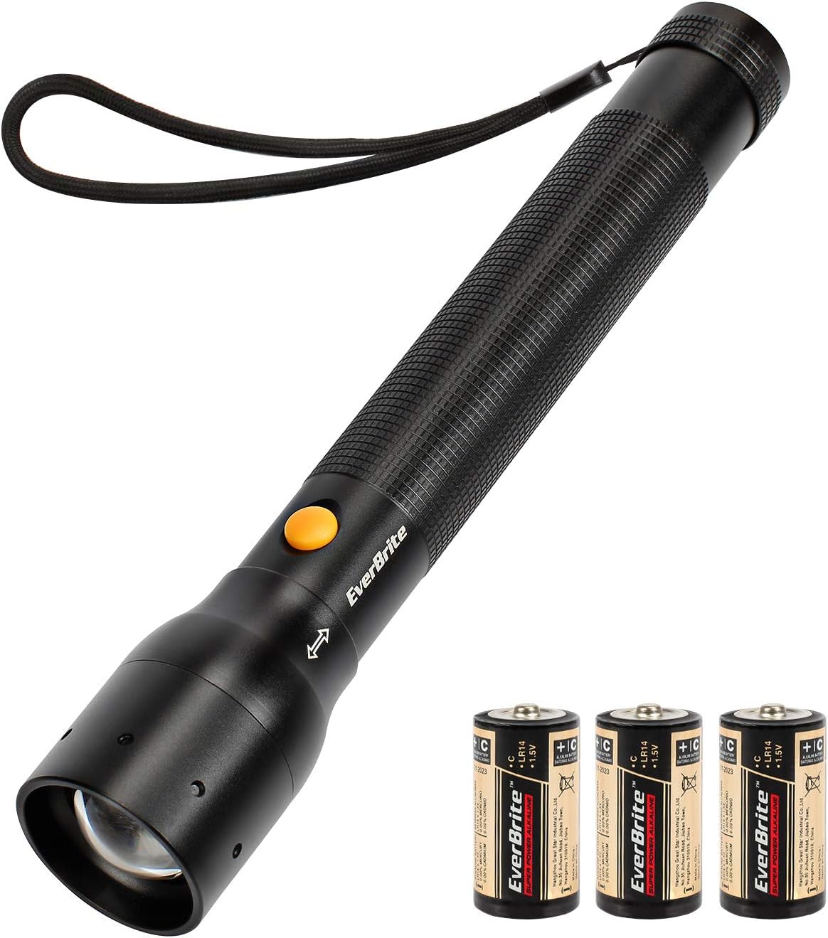 EverBrite Tactical Flashlight, 900 Lumen Zoomable, 3 Light Modes