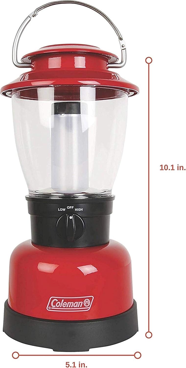Coleman 400L LED Camping Lantern, Water-Resistant, Red