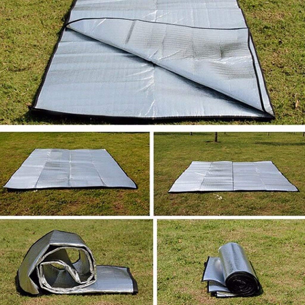 Foam Sleeping Mat, Aluminum Insulated Camping Pad for Tent Floor