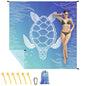 Ainiv Picnic Blanket, Mini Pocket Beach Mat 27.5 x 43.3IN (1-2 People)