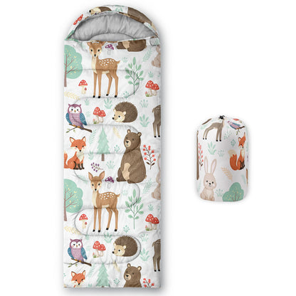 Axolotl Unicorn Sleeping Bag for Kids Boys Girls–Lightweight Warm Cold Weather Sleeping Bags,Waterproof Portable Sleeping Bag with Compression Sack for Camping Backpacking Outdoor Indoor