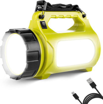 LE Rechargeable LED Lantern, Camping Essentials, 1000LM, 5 Light Modes, IPX4 Waterproof, 3600mAh, Lantern Flashlight for Hurricane Emergency, Hiking, Home and More, USB Cable Included