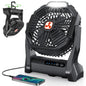 Portable Fan Rechargeable, 20000mAh Cordless Battery Powered Fan with LED Lantern Battery Operated for Travel Bedroom Home Camping Tent Office Beach Desk Fishing Table