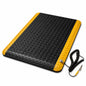 3' x 5' ESD Anti-Fatigue Conductive Mat, Durable Heavy Duty Diamond Plate, Soft Sponge Ergonomic Mat, Non Slip Waterproof Floor Mats for Commercial&Industrial Work, Thick 3/4” Black with Yellow Border
