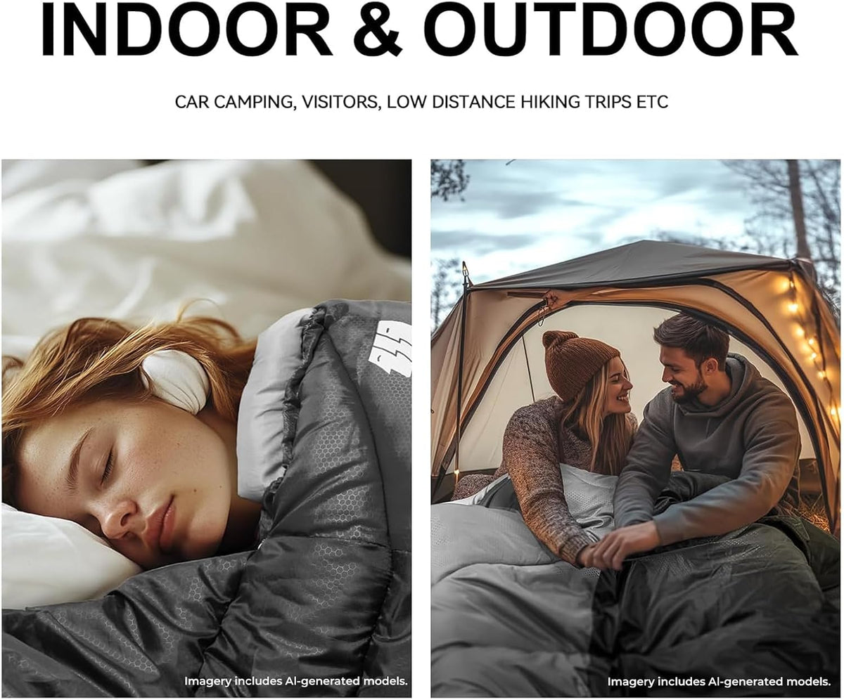 Sleeping Bags for Adults Kids 4 Season Camping Sleeping Bag Gear