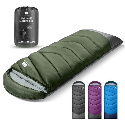 Sleeping Bags for Adults Kids 4 Season Camping Sleeping Bag Gear