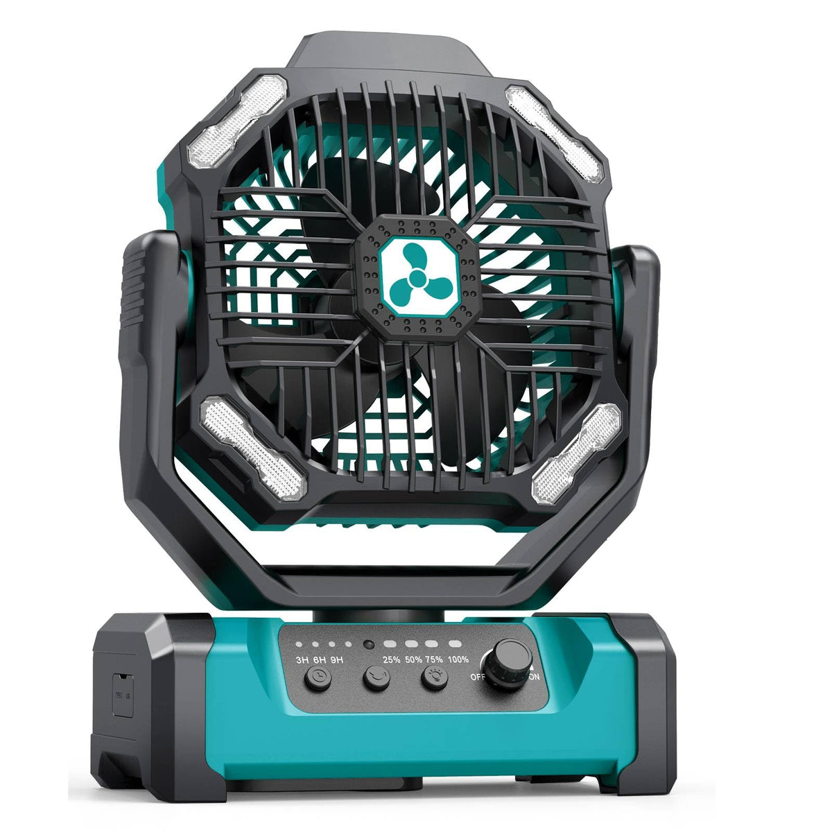 Portable Fan Rechargeable, 20000mAh Cordless Battery Powered Fan with LED Lantern Battery Operated for Travel Bedroom Home Camping Tent Office Beach Desk Fishing Table