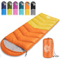 Sleeping Bags for Adults & Kids, Warm & Cool Weather, Lightweight Waterproof with Compression Bag, 3-4 Season for Camping, Hiking, Indoor & Outdoor Activities