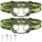 LHKNL Headlamp Flashlight, Lumen Bright Head Lamps LED Rechargeable Camping