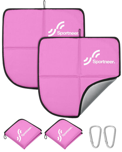 Sportneer Sitting Pad, Lightweight Waterproof Folding Seat Pad for Backpacking, 15.75'' x 15.75'' Portable Camping Seat Mat for Hiking, Picnics & Outdoor Use