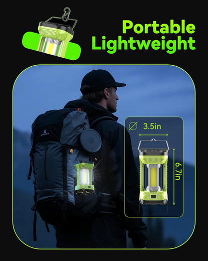 AlpsWolf Rechargeable Camping Lantern, 4000LM Emergency Camping Tent Light