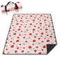 Mushroom Picnic Blankets Waterproof Foldable,60’‘x80'' Portable Dual Layers Outdoor Travel Camping Backpacking Hiking Beach Blanket Mat for Grass Padded Lawn Park Beach,Picnic Accessories