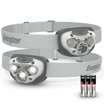 Energizer LED Headlamp PRO (2-Pack), IPX4 Water Resistant Head Light