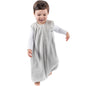 Woolino 4 Season Baby Sleep Bag with Feet Holes, Australian Merino Wool and Organic Cotton, Toddler Sleeping Bag, 18-36mo, Navy Blue