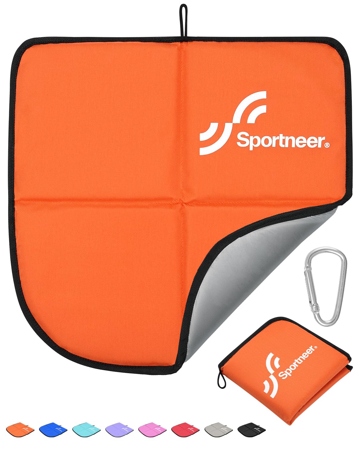 Sportneer Sitting Pad, Lightweight Waterproof Folding Seat Pad for Backpacking, 15.75'' x 15.75'' Portable Camping Seat Mat for Hiking, Picnics & Outdoor Use