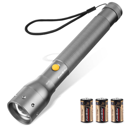 EverBrite Tactical Flashlight, 900 Lumen Zoomable, 3 Light Modes