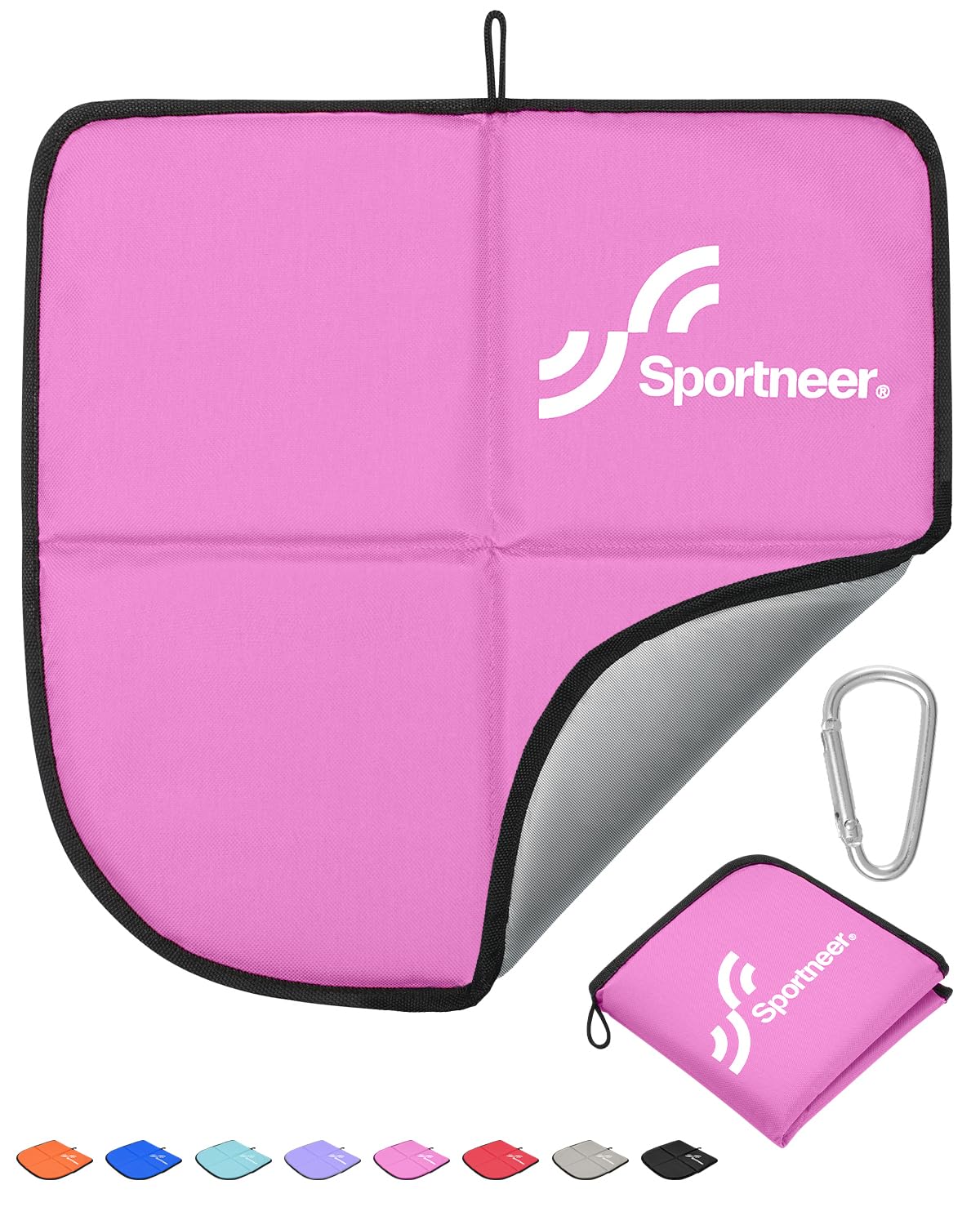Sportneer Sitting Pad, Lightweight Waterproof Folding Seat Pad for Backpacking, 15.75'' x 15.75'' Portable Camping Seat Mat for Hiking, Picnics & Outdoor Use