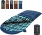 KingCamp Sleeping Bag for Adults, 100% Flannel XL Big and Tall