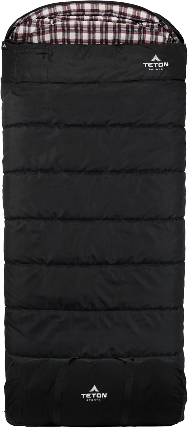 TETON Sports Outfitter -35F Sleeping Bag for Adults, Canvas Shell