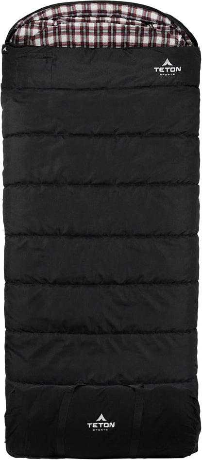 TETON Sports Outfitter -35F Sleeping Bag for Adults, Canvas Shell