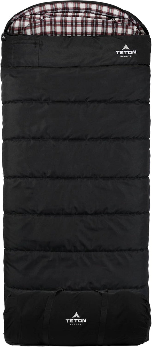 TETON Sports Outfitter -35F Sleeping Bag for Adults, Canvas Shell