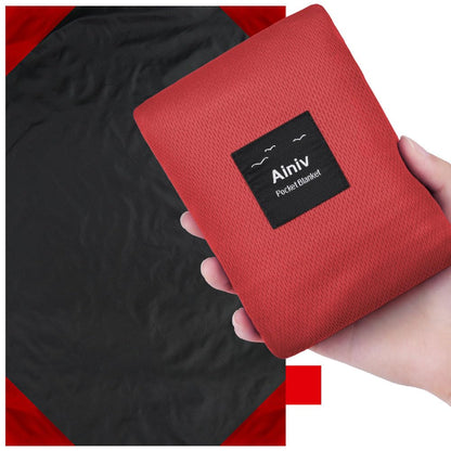 Ainiv Picnic Blanket, Mini Pocket Beach Mat 27.5 x 43.3IN (1-2 People)