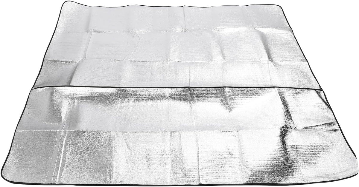 Naroote Large Lightweight Grime Proof Damp Proof Picnic Mat, Aluminium Tent Floor Blanket, Camping Pad, Ideal for Outdoor, Grass, Lawn, Park & Party
