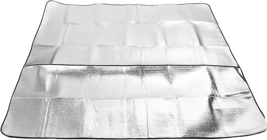 Naroote Large Lightweight Grime Proof Damp Proof Picnic Mat, Aluminium Tent Floor Blanket, Camping Pad, Ideal for Outdoor, Grass, Lawn, Park & Party