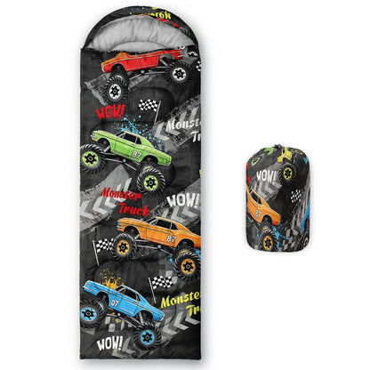 QOOMO Axolotl Cute Camping Sleeping Bags,3 Season Warm & Cool Weather,Lightweight,Waterproof Sleeping Bags for Adults & Kids,Traveling,and Outdoors